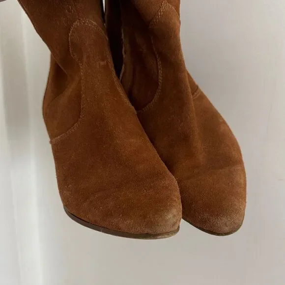 Zara Brown Ankle Boots - Picture 4 of 8